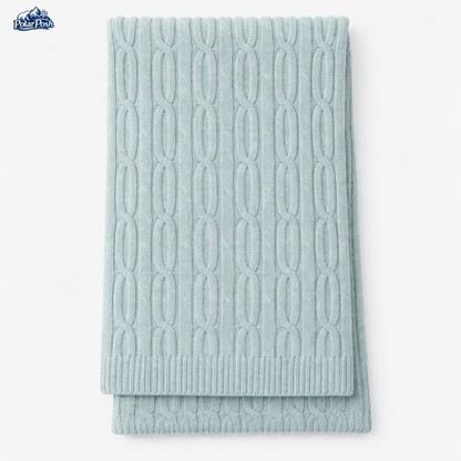Wool Knit Winter Scarf