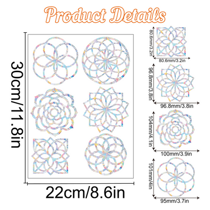 Clear Sun Catcher Sticker