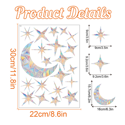 Clear Sun Catcher Sticker