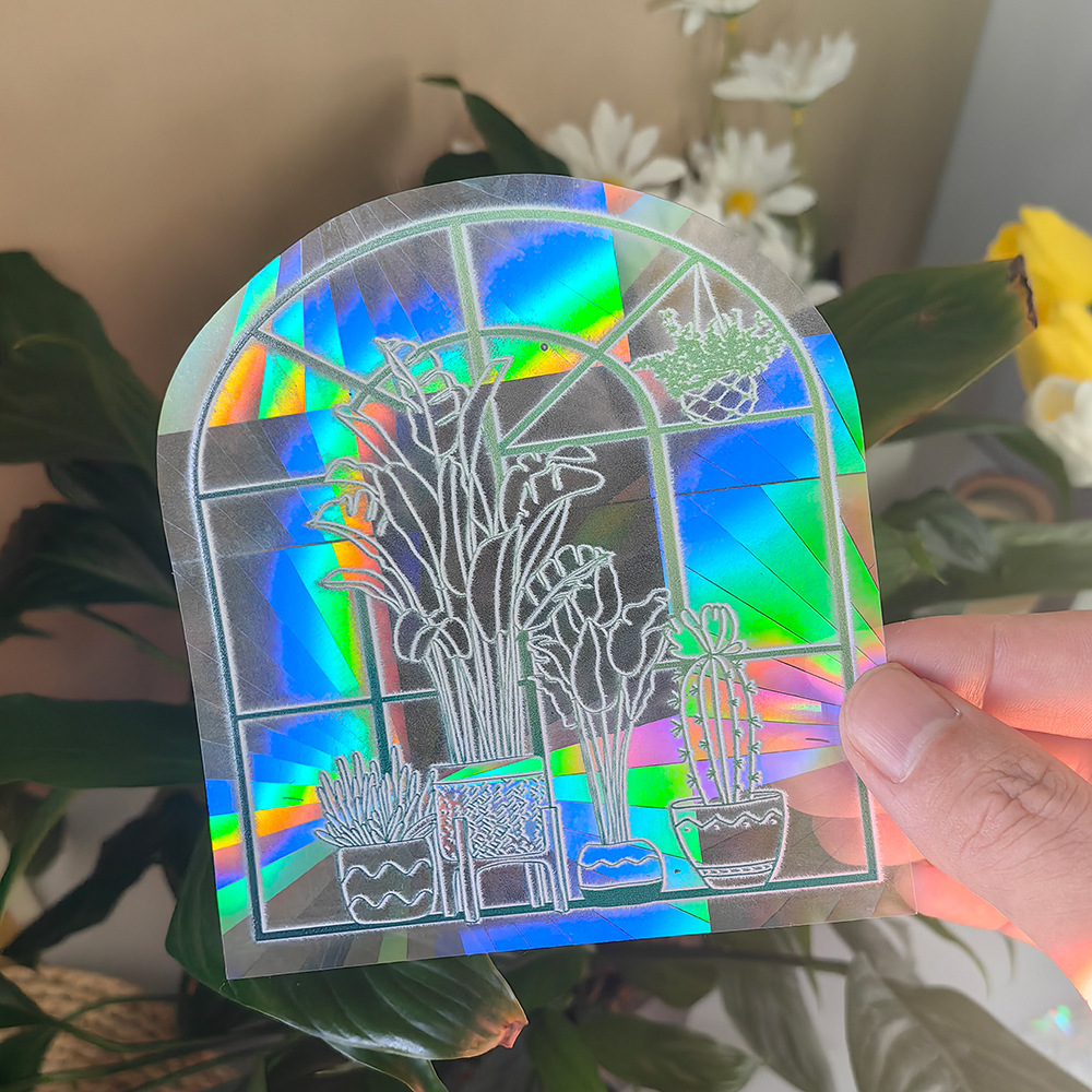 Clear Sun Catcher Sticker