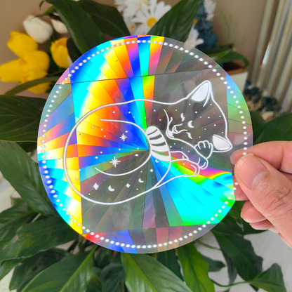 Clear Sun Catcher Sticker
