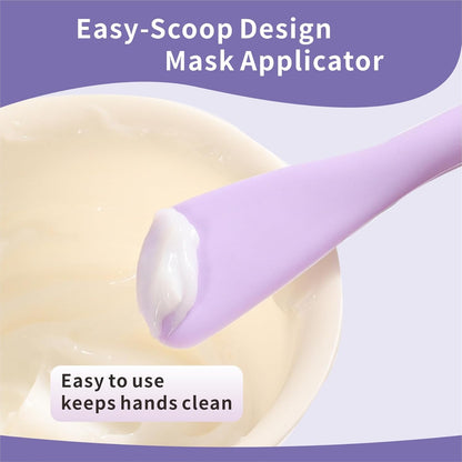 Silicone Face Scrubber, 2 in 1 Face Mask Brush