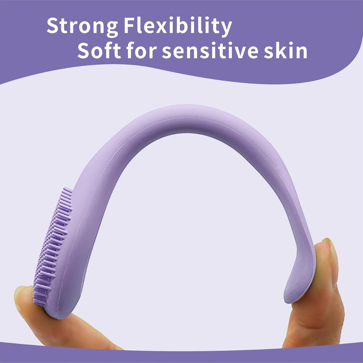 Silicone Face Scrubber, 2 in 1 Face Mask Brush