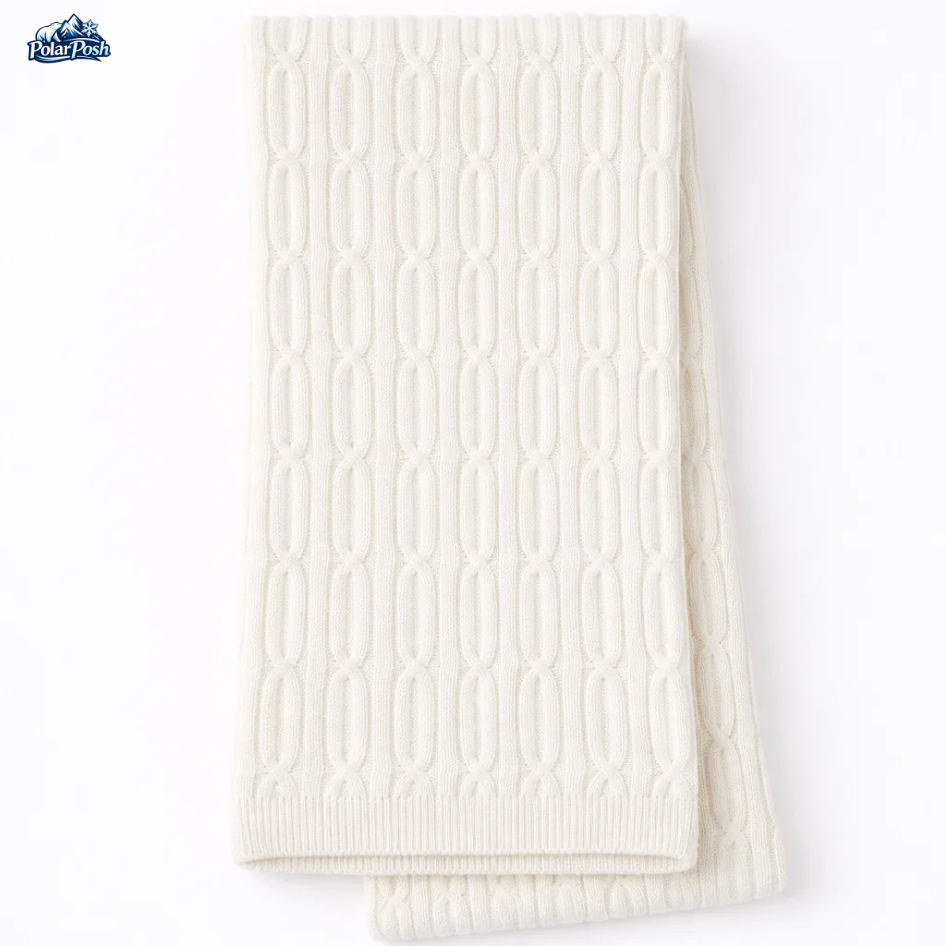 Wool Knit Winter Scarf