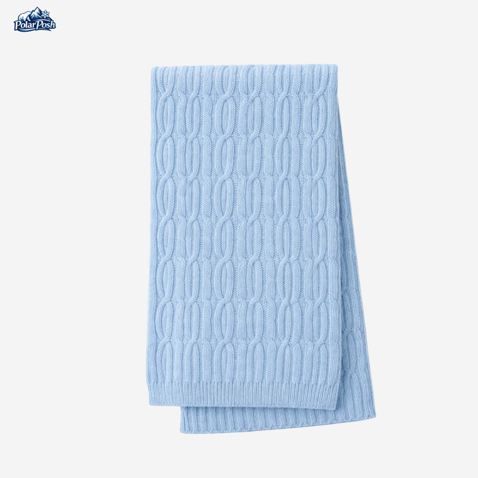 Wool Knit Winter Scarf
