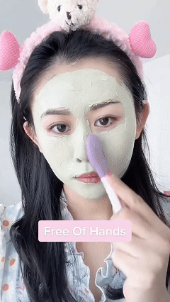 Silicone Face Scrubber, 2 in 1 Face Mask Brush