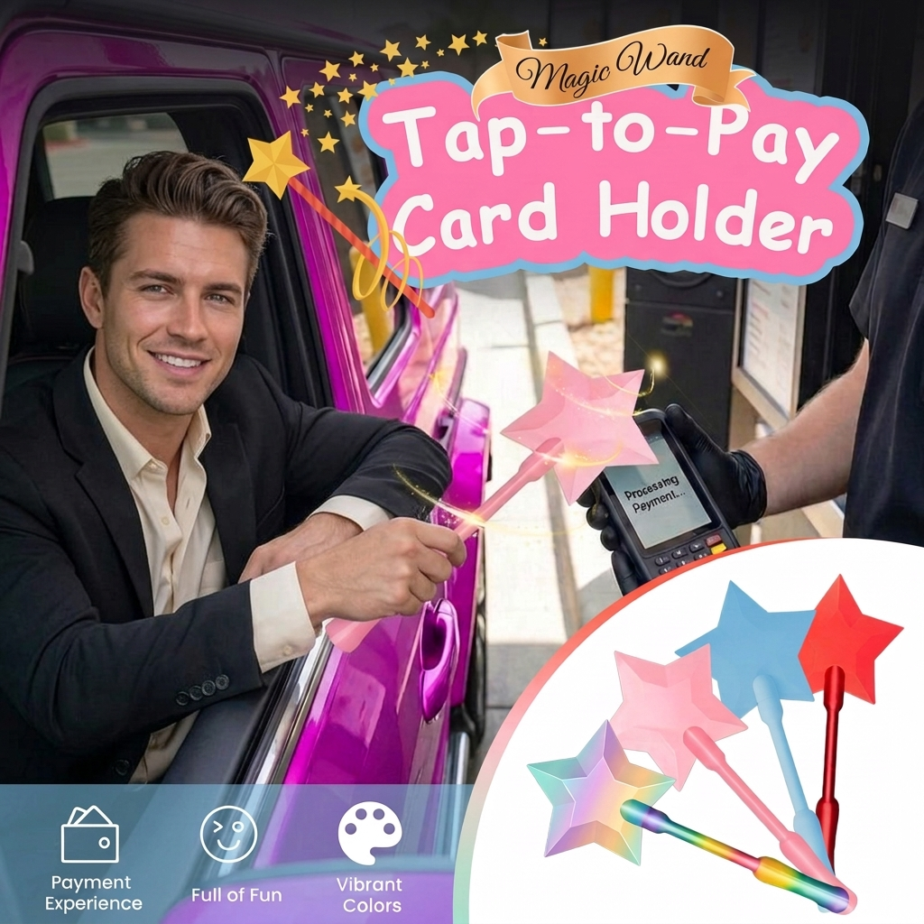 Magic Wand Tap-to-Pay Card Holder