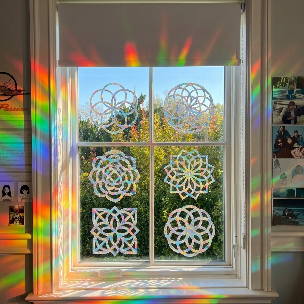 Clear Sun Catcher Sticker